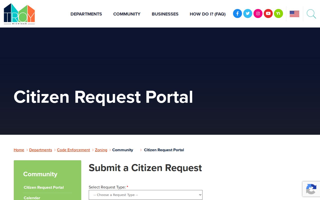 Troy warrant search: Troy city service request portal that is not a warrant database